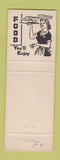Matchbook Cover - Chubby's Restaurant Chicago IL hillbilly