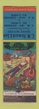 Matchbook Cover - CW Howard House Movers hillbilly
