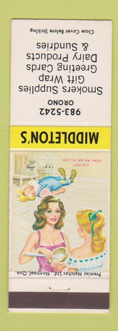 Matchbook Cover - Middleton's Tobacco Shop Greeting Cards hillbilly