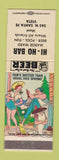 Matchbook Cover - Hi HO Bar billiards Vista CA hillbilly