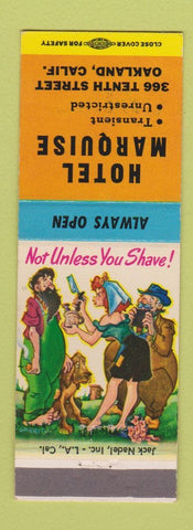 Matchbook Cover - Hotel Marquise Oakland CA hillbilly