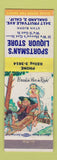 Matchbook Cover - Sportsman's Liquor Store Oakland CA Stan Bjork hillbilly
