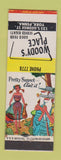 Matchbook Cover - Woody's Place York PA hillbilly