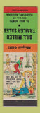 Matchbook Cover - Bill Miller Trailer Sales Flagstaff AZ hillbilly