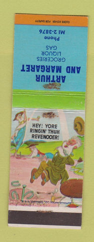 Matchbook Cover - Arthur Margaret Grocery oil gas Kingdom City MO WEAR hillbilly