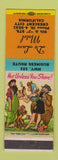 Matchbook Cover - De Luxe Motel Crescent City CA hillbilly