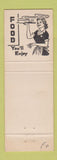 Matchbook Cover - Chubby's Restaurant Chicago IL hillbilly