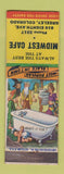 Matchbook Cover - Midwest Cafe Greeley Colorado hillbilly