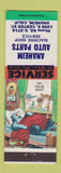 Matchbook Cover - Anaheim Auto Parts CA hillbilly