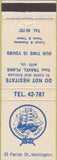 Matchbook Cover - Discovery Travel Wellington