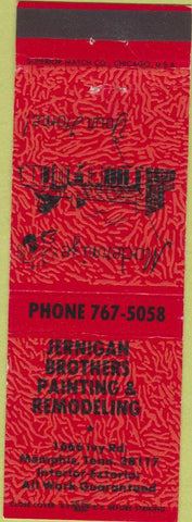 Matchbook Cover - Jernigan Brothers Painting Memphis TN