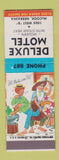 Matchbook Cover - Deluxe Motel McCook NE hillbilly
