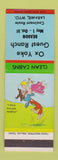 Matchbook Cover - Ox Yoke Guest Ranch Laramie WY hillbilly