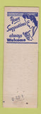 Matchbook Cover - Woody's Place York PA hillbilly