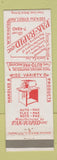 Matchbook Cover - Pak Rapid Packing Equipment Philadelphia PA