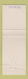 Matchbook Cover - Taberna Atlantica Copacabana Brazil