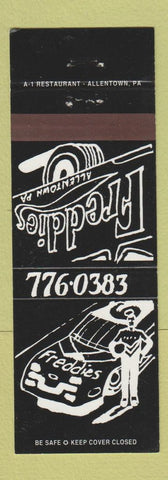 Matchbook Cover - Freddies Allentown PA
