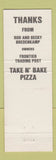 Matchbook Cover - Frontier Trading Post Kearney NE