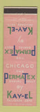 Matchbook Cover - Perma Tex Burial Vault Kay El