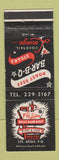 Matchbook Cover - Au P'tit Lutin Restaurant Hotel Ste Adele QC