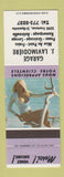 Matchbook Cover - Garage J Lavimodiere St Hyacinthe QC pinup