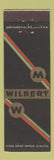 Matchbook Cover - Wilbert Burial Vaults