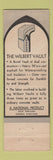 Matchbook Cover - Wilbert Burial Vaults