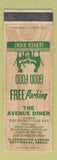 Matchbook Cover - Avenue Diner Gettysburg PA