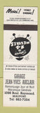 Matchbook Cover - Garage Jean Yves Auclair auto repair Beauport QC