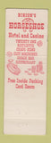 Matchbook Cover - Binion's Horseshoe Casino Hotel Las Vegas NV