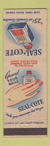 Matchbook Cover - Seal Cote Nail Polish
