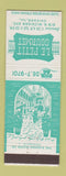 Matchbook Cover - Le Petit Gourmet Chicago IL restaurant