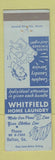 Matchbook Cover - Whitfield Home Laundry Dalton GA