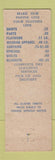Matchbook Cover - Whitfield Home Laundry Dalton GA