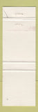 Matchbook Cover - Garage F Choquette auto repair Ste Sabine QC ORANGE WEAR