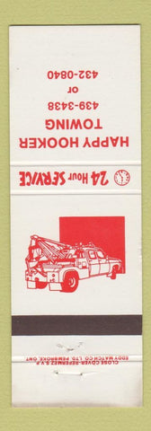 Matchbook Cover - Happy Hooker Towing Canada