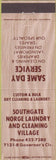 Matchbook Cover - Southgate Laundry Cleaning no town
