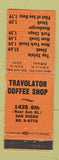 Matchbook Cover - Travolator Coffee Shop Restaurant San Diego CA WEAR