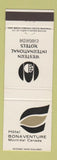 Matchbook Cover - Hotel Bonaventure Montreal QC