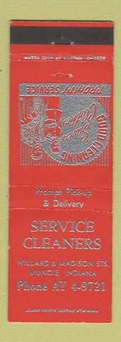 Matchbook Cover - Service Cleaners Muncie IN
