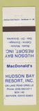 Matchbook Cover - Hudson Bay Resort Bayview ID