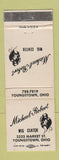 Matchbook Cover - Michael Robert Wig Center Youngstown OH