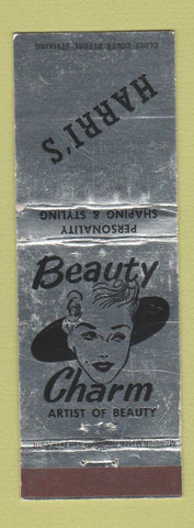 Matchbook Cover - Harri's Beauty Salon Compton CA WEAR