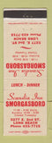 Matchbook Cover - Scandia Inn Smorgasbord Long Beach CA