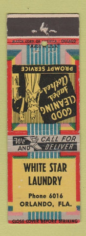Matchbook Cover - White Star Laundry Cleaning Orlando FL WEAR
