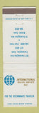 Matchbook Cover - International Travel Services Farmington Bristol CT WEAR