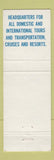 Matchbook Cover - International Travel Services Farmington Bristol CT WEAR