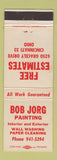 Matchbook Cover - Bob Jorg Painting Cincinnati OH WEAR