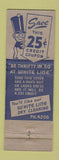 Matchbook Cover - White Line Laundry Champaign IL WEAR