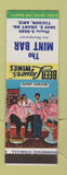 Matchbook Cover - Mint Bar Tucson AZ Barber Shop Quartet